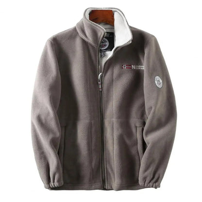 Veste Courte À Manches Lanterne avec Fermeture Zippée pour Hommes | Idéale pour L'Automne Et L'Hiver