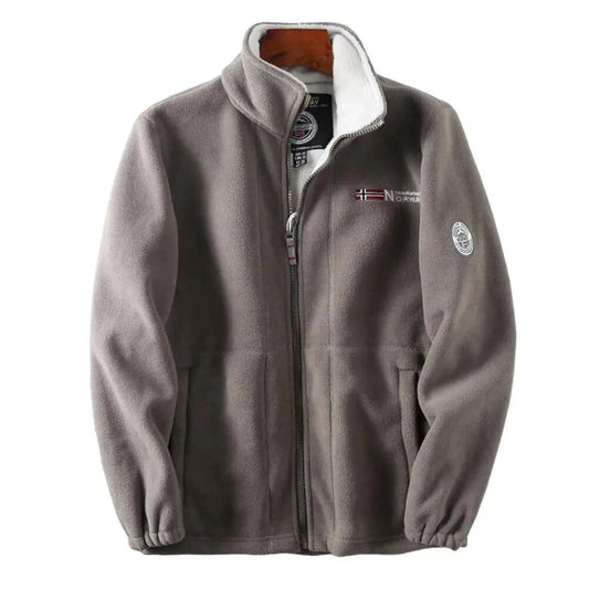 Veste Courte À Manches Lanterne avec Fermeture Zippée pour Hommes | Idéale pour L'Automne Et L'Hiver