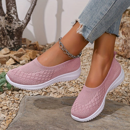 Baskets slip-on en tricot pour femmes