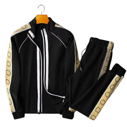 Survêtement avec Veste Et Pantalon pour Homme | Idéal pour Le Sport Et Les Loisirs