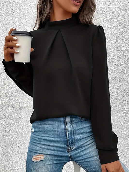 Blouse à Coupe Classique pour Femme | Idéale pour le Travail ou les Soirées