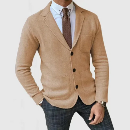 Blazer Avec Fermeture À Deux Boutons Et Poches Pour Homme | Idéal Pour Bureau Ou Occasions Formelles