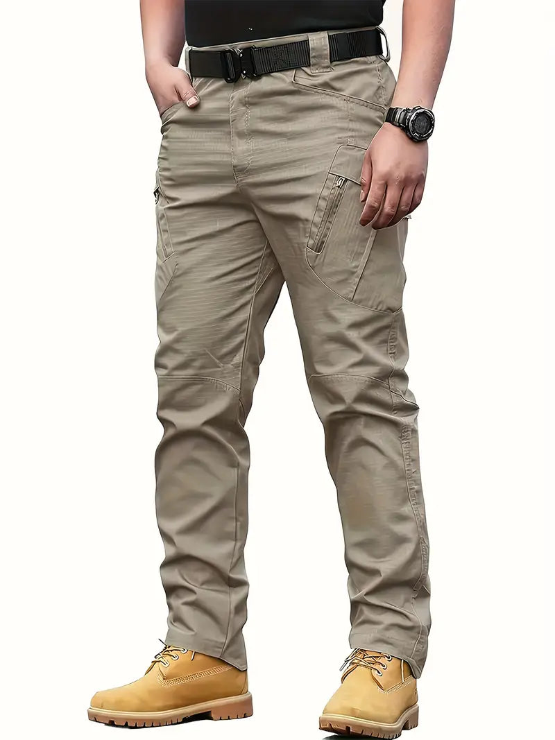 Pantalon Tactique Outdoor avec Poches Multiples pour Homme | Idéal pour la Randonnée et le Camping