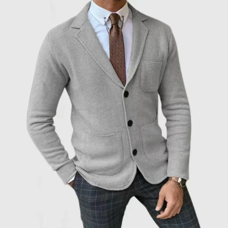 Blazer Avec Fermeture À Deux Boutons Et Poches Pour Homme | Idéal Pour Bureau Ou Occasions Formelles