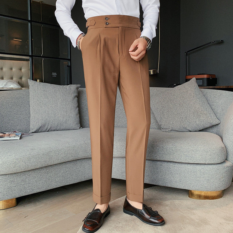 Pantalon Slim-Fit avec Coupe Ajustée pour Homme | Idéal pour le Travail et les Occasions Formelles