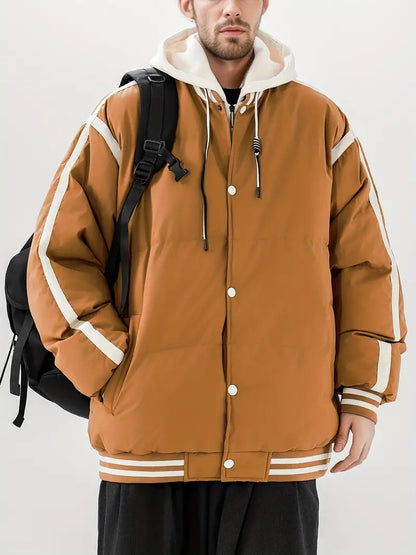 Veste Matelassée À Fermeture Zippée pour Homme | Idéale pour L’Hiver