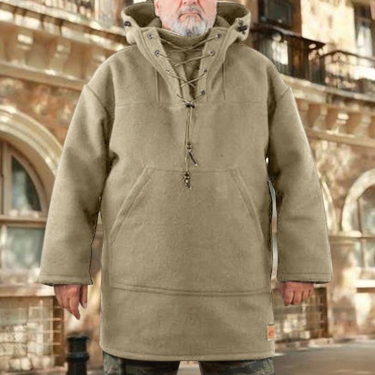 Veste D’extérieur avec Capuche Et Poche Frontale pour Adultes | Idéale pour L’hiver Et Les Activités En Plein Air