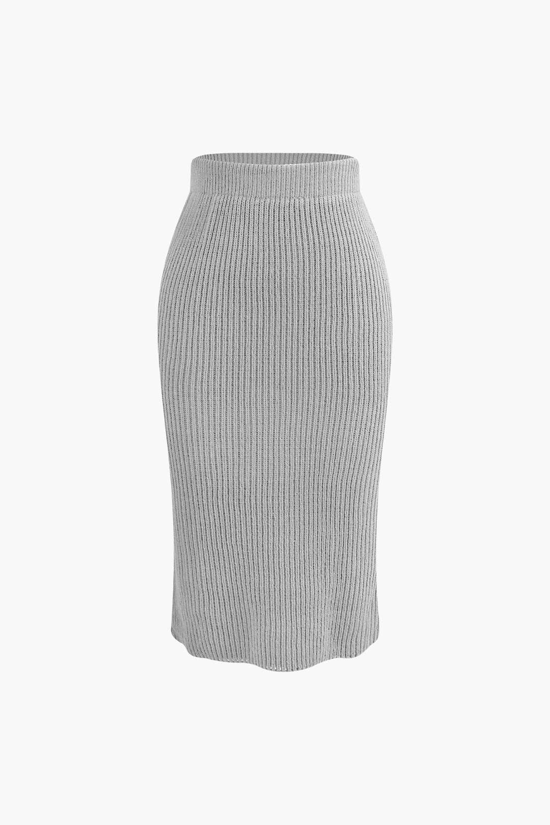 Ensemble Deux Pièces avec Haut Cache-Cœur et Jupe Crayon pour Femme | Idéal pour le Quotidien et les Sorties