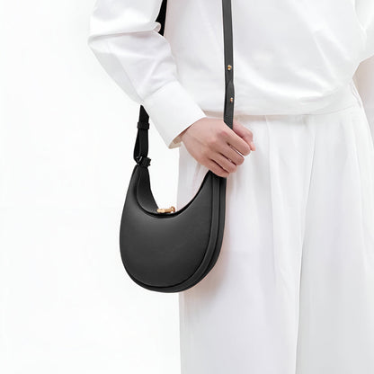 Sac À Main Demi-Lune Avec Fermeture Rotative Pour Femmes | Idéal Pour Usage Quotidien Et Événements