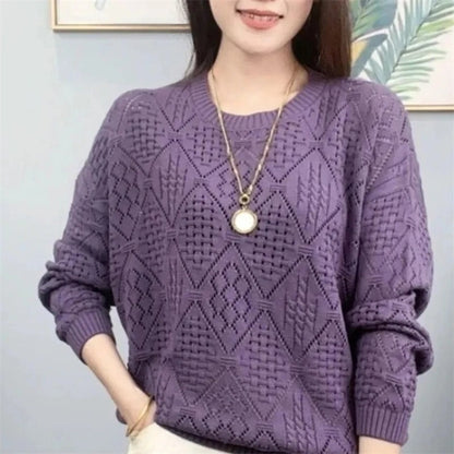 Pull En Maille Avec Design Ajouré Pour Femme | Idéal Pour Toutes Les Saisons