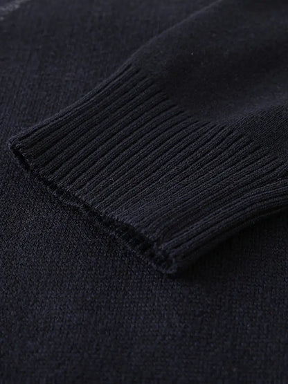 Pull À Quart De Fermeture Avec Col Rond Pour Hommes | Idéal Pour Un Usage Quotidien