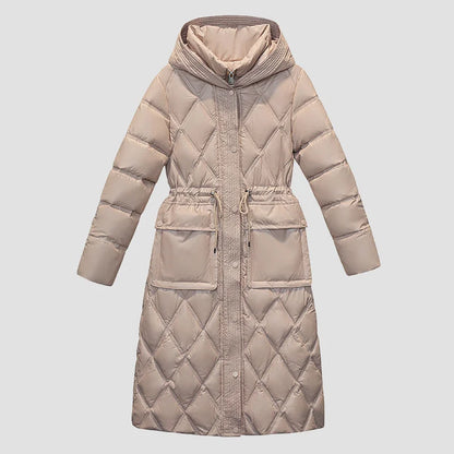 Veste D’Hiver Longue Matelassée pour Femme | Idéale pour Temps Froid