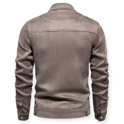 Veste Zippée À Col Montant pour Hommes | Idéale pour Les Sorties Quotidiennes