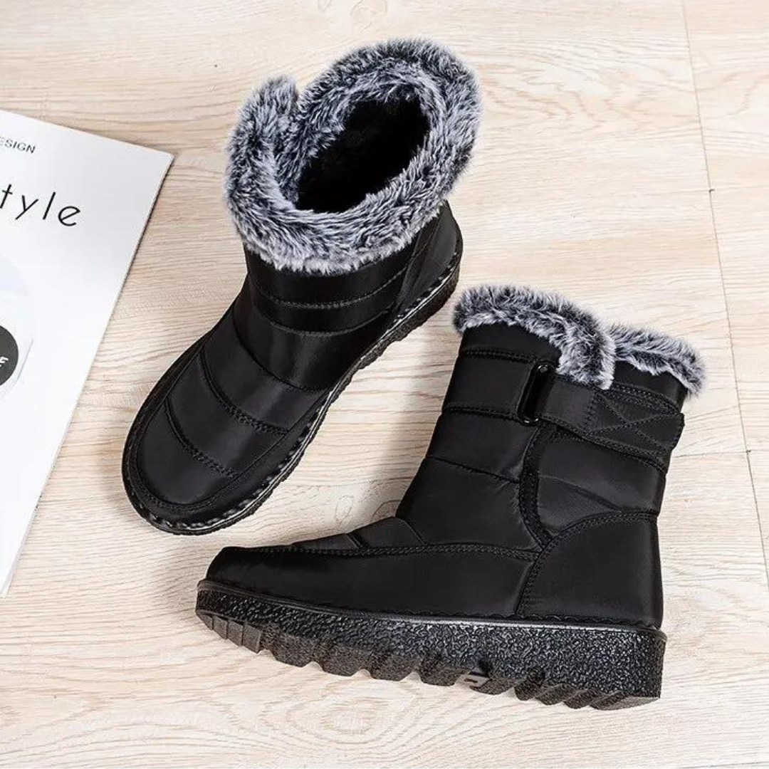 Bottes Mi-Hautes À Fermeture Auto-Agrippante Pour Adultes | Idéales Pour L’hiver