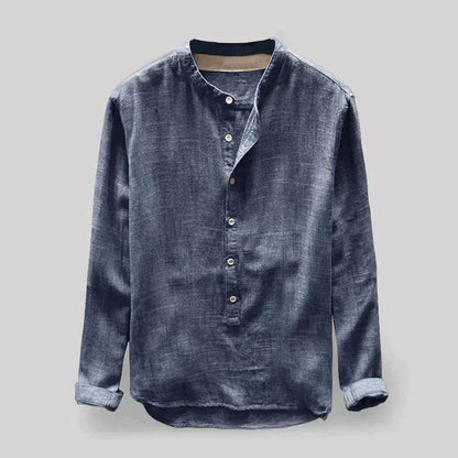 Chemise À Manches Longues Avec Coupe Régulière Pour Hommes | Idéale Pour Le Quotidien Et Les Occasions Formelles