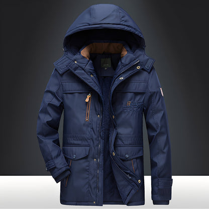 Veste d’Hiver avec Capuche et Fermeture Zippée pour Homme | Idéale pour Usage Quotidien