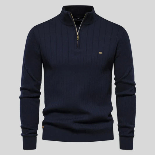 Pull à Demi-Fermeture Zippée à Manches Longues pour Homme | Idéal pour un Usage Quotidien