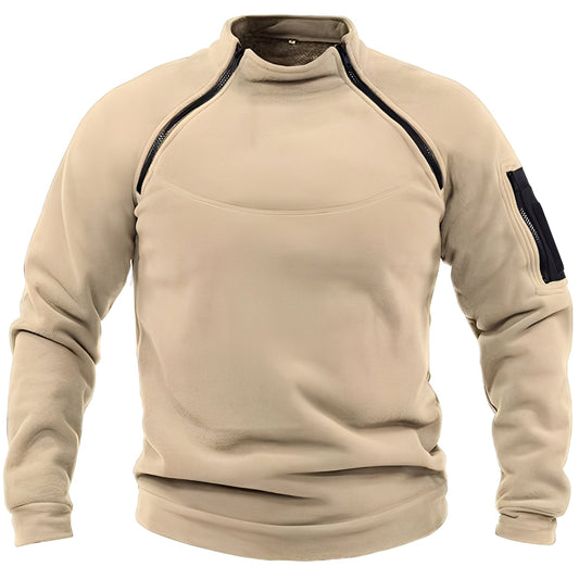 Sweat-Shirt Fonctionnel avec Fermetures Zippées pour Adultes | Idéal pour les Activités Hivernales