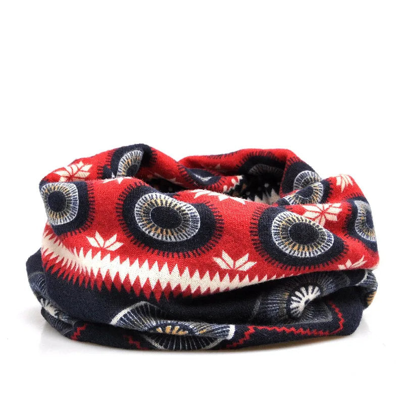 Bonnet à motif géométrique pour femme | idéal pour les sorties en automne