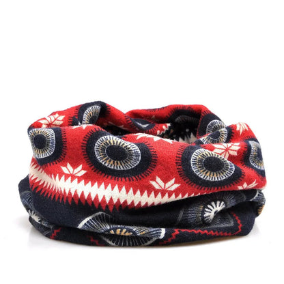 Bonnet à motif géométrique pour femme | idéal pour les sorties en automne