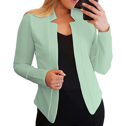 Blazer Court À Coupe Ajustée Pour Femme | Idéal Pour Le Travail Et Les Sorties