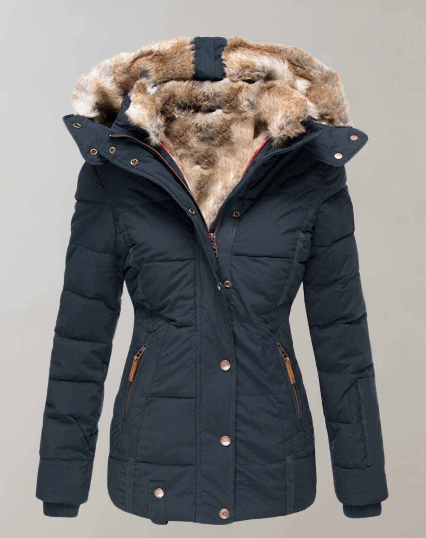 Manteau D’Hiver À Doublure Épaisse pour Femme | Idéal pour Les Journées Froides