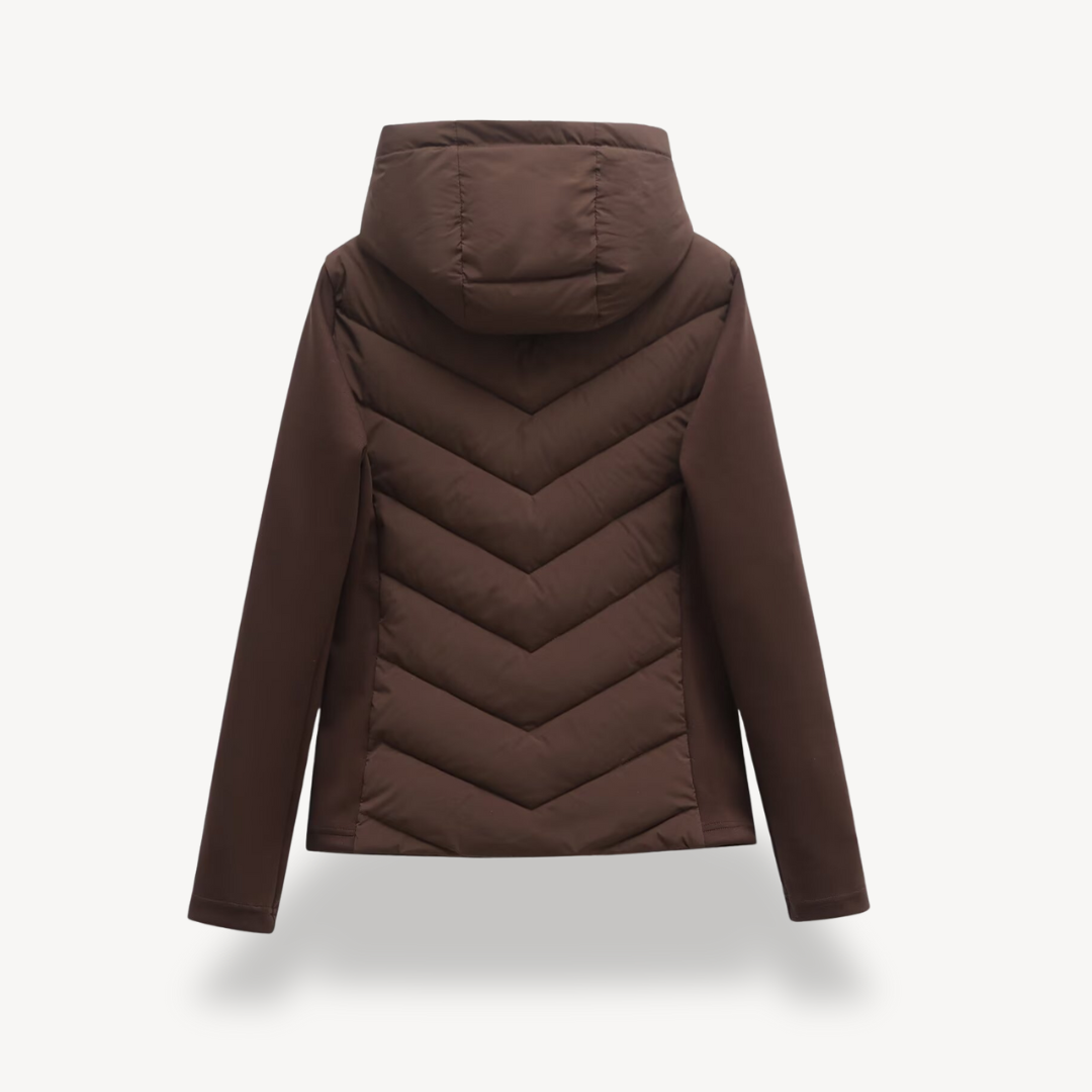 Veste matelassée à capuche pour femmes