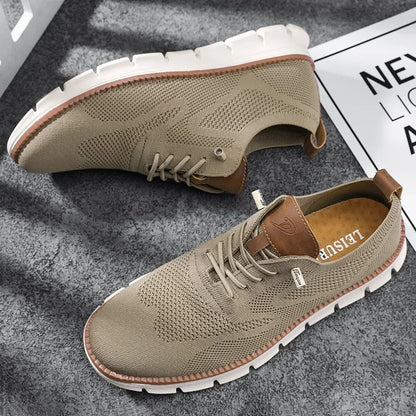 Chaussures à lacets avec tige tricotée pour hommes | Idéal pour les sorties décontractées