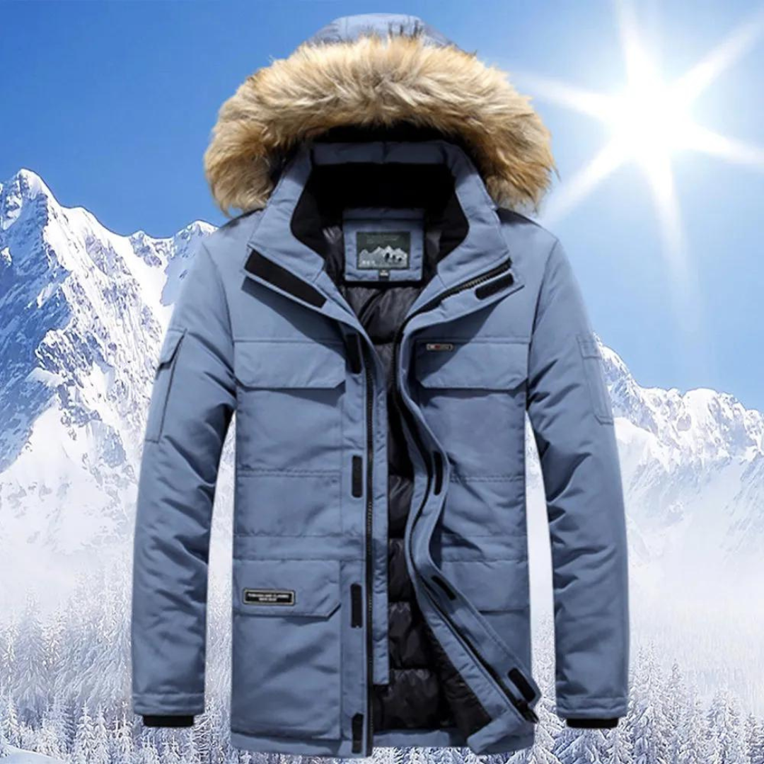 Parka d’Hiver avec Capuche pour Homme | Idéale pour la Saison Froide