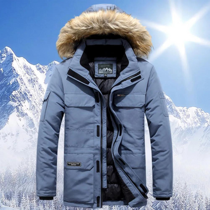Parka d’Hiver avec Capuche pour Homme | Idéale pour la Saison Froide