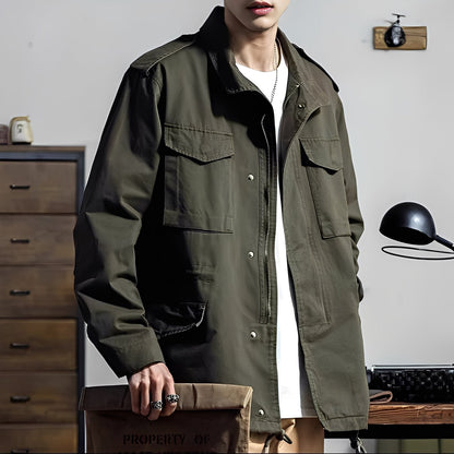Veste de Mi-Saison à Coupe Classique pour Hommes | Idéale pour un Usage Quotidien