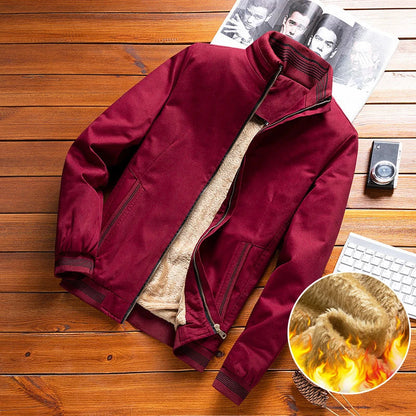 Veste Bomber Décontractée Avec Doublure Polaire Pour Hommes | Idéale Pour Un Usage Quotidien