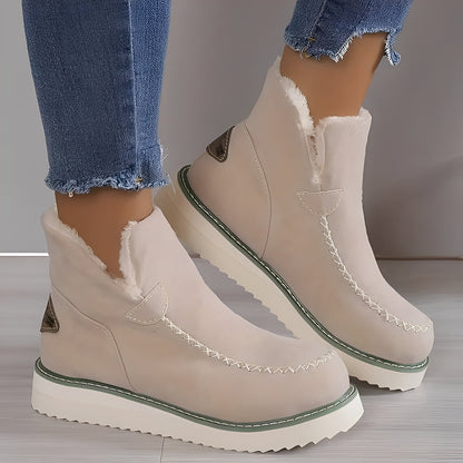 Bottes D’hiver À Talon Compensé Pour Femmes | Idéales Pour L’hiver