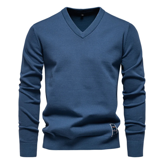 Pull À Col V Avec Coupe Régulière Pour Hommes | Idéal Pour Usage Quotidien
