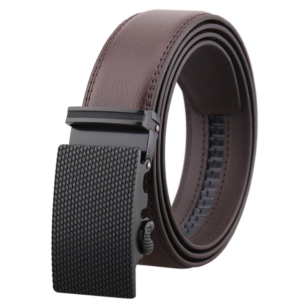 Ceinture ajustable à boucle automatique pour homme