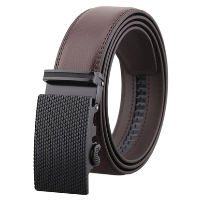 Ceinture ajustable à boucle automatique pour homme