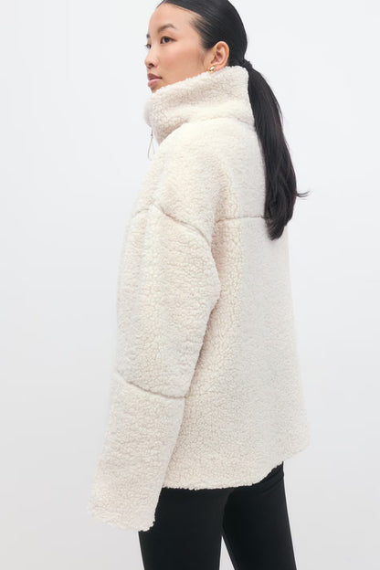 Veste À Col Montant Avec Fermeture Zippée Pour Femme | Idéale Pour L'automne