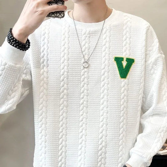 Sweatshirt Oversize avec Logo Poitrine pour Homme Grande Taille | Idéal pour les Looks Streetwear