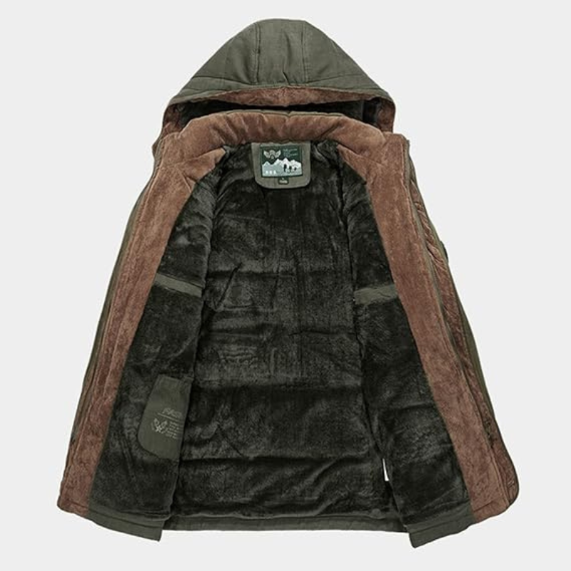 Veste d’Hiver avec Capuche pour Homme | Adaptée aux Activités en Plein Air en Automne et Hiver