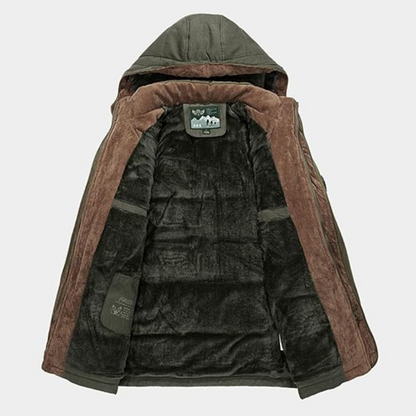 Veste d’Hiver avec Capuche pour Homme | Adaptée aux Activités en Plein Air en Automne et Hiver