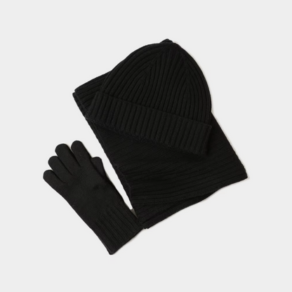 Ensemble Bonnet, Écharpe Et Gants pour Adulte | Idéal pour L’Hiver