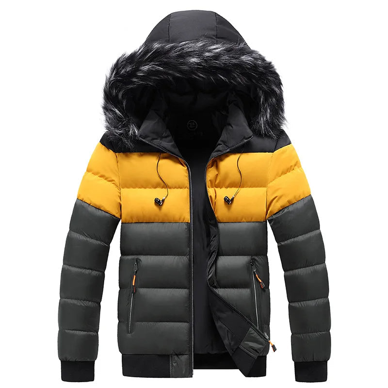 Veste D’Hiver Avec Capuche Et Poches Multiples Pour Homme | Idéal Pour L’Hiver