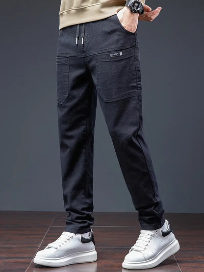 Pantalon De Jogging Avec Taille À Cordon Pour Homme | Idéal Pour Usage Quotidien Et Activités