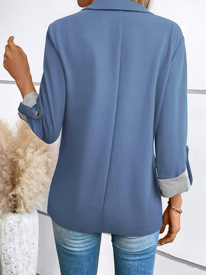 Blazer Structuré À Double Boutonnage Pour Femmes | Idéal Pour Travail Et Usage Quotidien