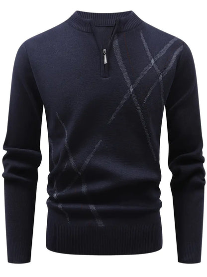 Pull À Quart De Fermeture Avec Col Rond Pour Hommes | Idéal Pour Un Usage Quotidien