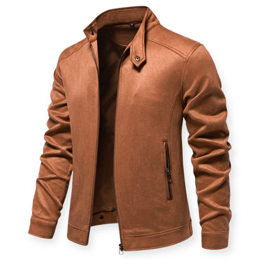 Veste Zippée À Col Montant pour Hommes | Idéale pour Les Sorties Quotidiennes