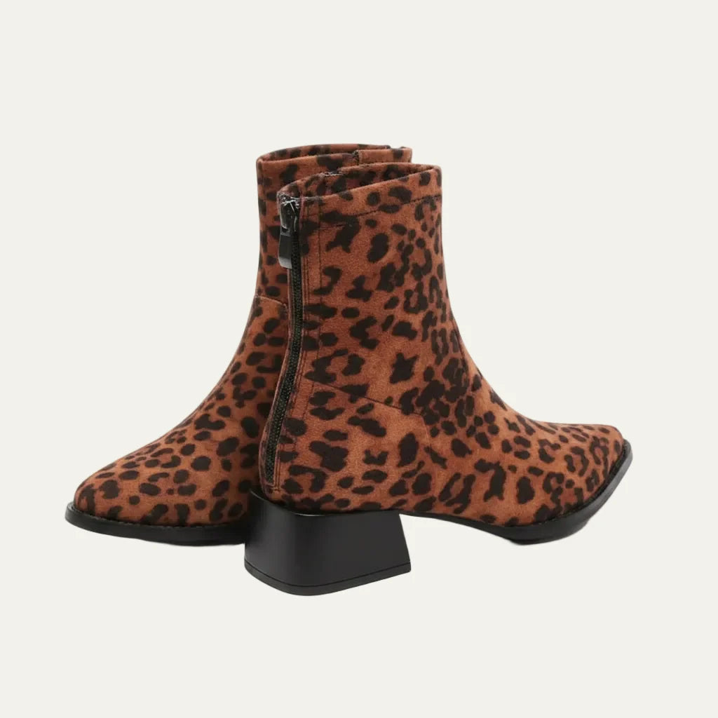 Bottines à bout pointu avec talon bloc pour femmes | Idéal pour l'automne