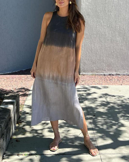 Robe Sans Manches À Dégradé Pour Femme | Idéale Pour Les Journées Chaudes Et Les Sorties