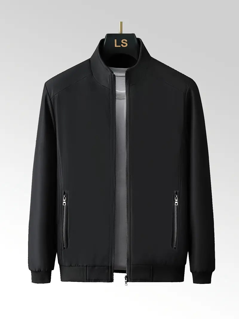 Veste Coupe-Vent Légère avec Fermeture Zippée et Coupe Classique pour Hommes | Idéal pour Conditions Météorologiques Variables