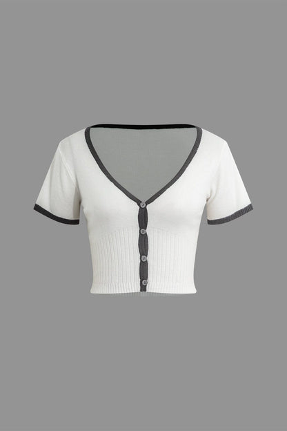 Ensemble Deux Pièces avec Haut Boutonné et Jupe Plissée pour Femme | Idéal pour le Quotidien et les Occasions